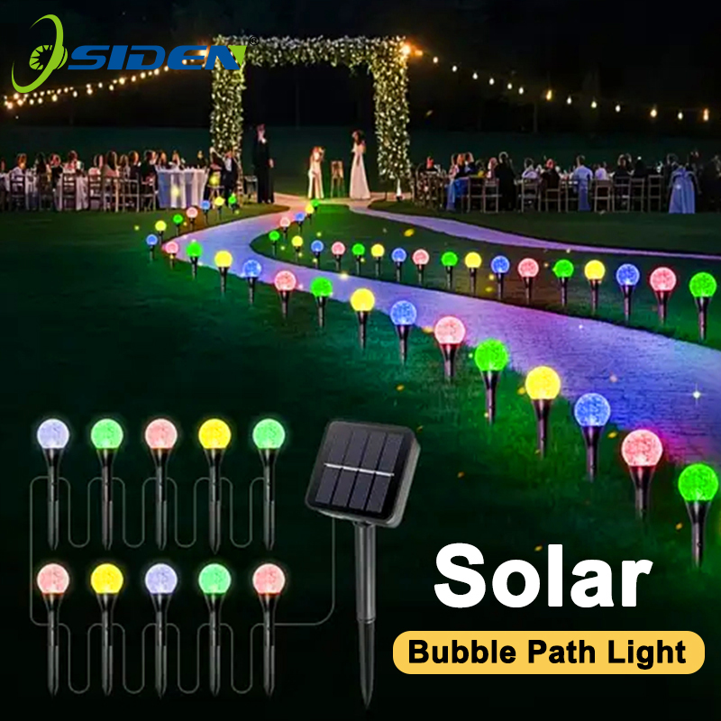 Outdoor Power Outlet Solar - 30 LED Solar Bubble Ball String