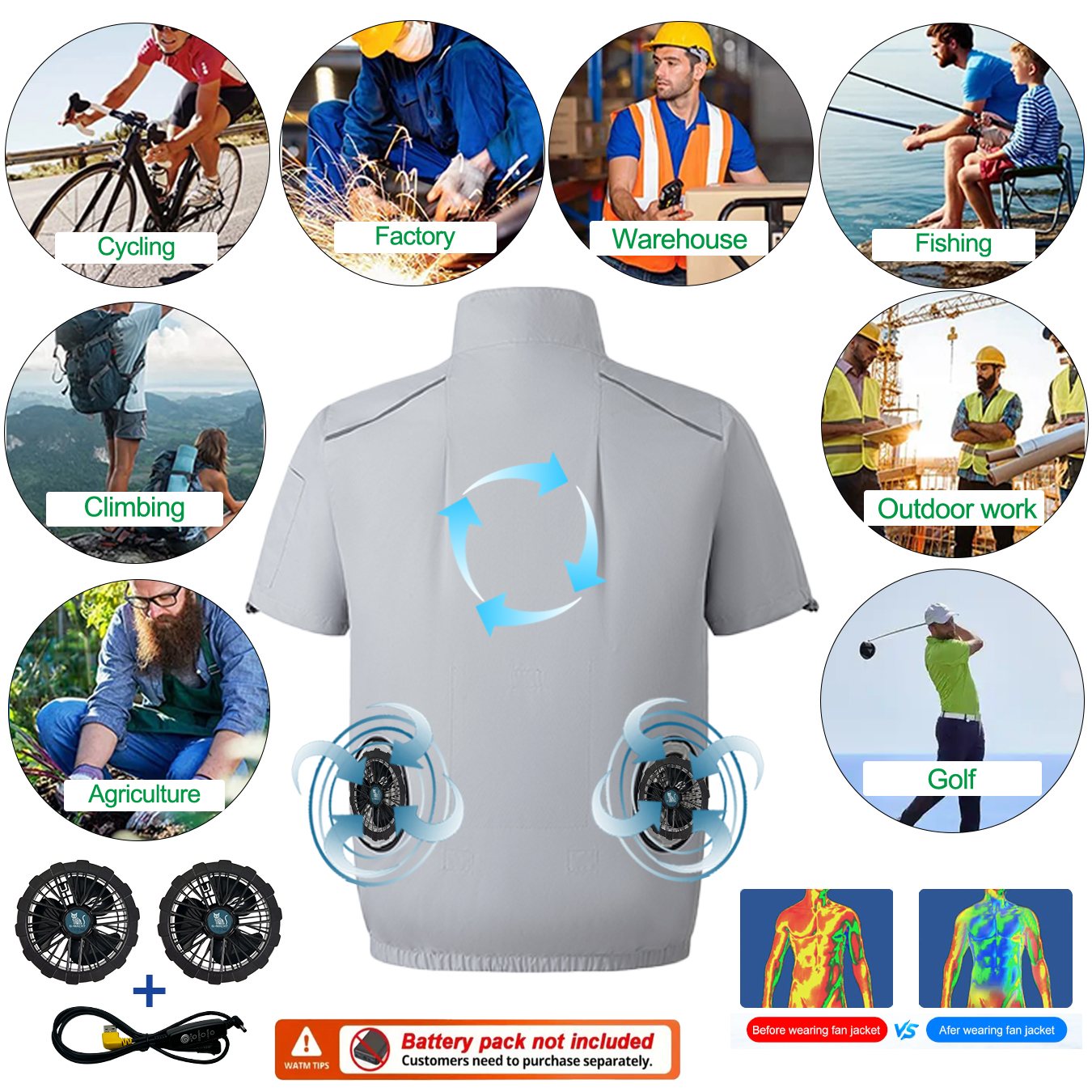 G-MACHT 2026 New USB Fan Cooli - Outdoor Power Not Working 评论和价格