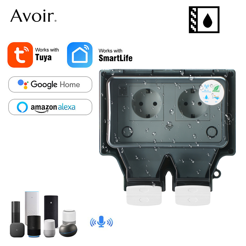 Avoir Tuya Wall Electrical Soc - Outdoor Power Inlet Box 评论和价格
