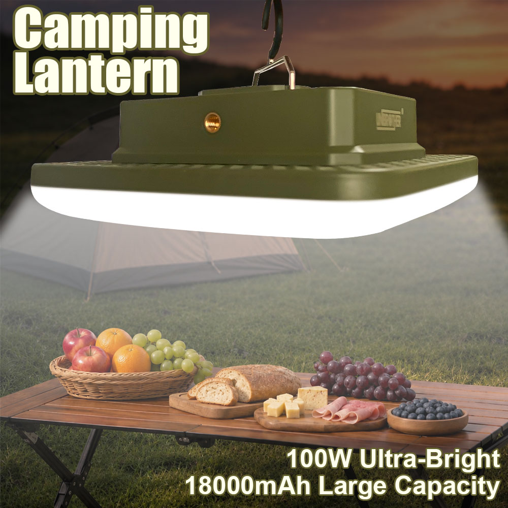 18000mAh Camping Lantern 100W  - Outdoor Power Repair 评论和价格