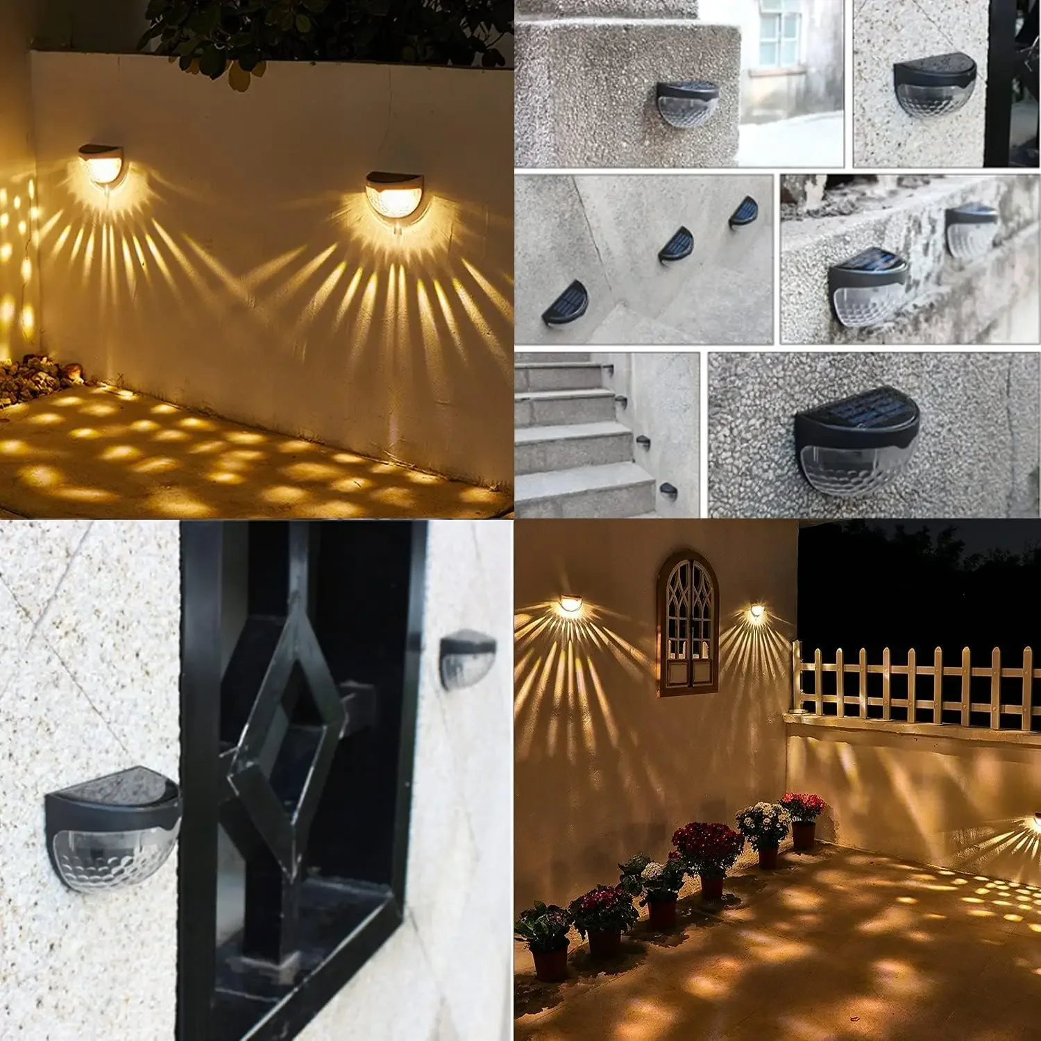 LED Solar Light Outdoor Wall L - Outdoor Power Outlet Solar 评论和价格