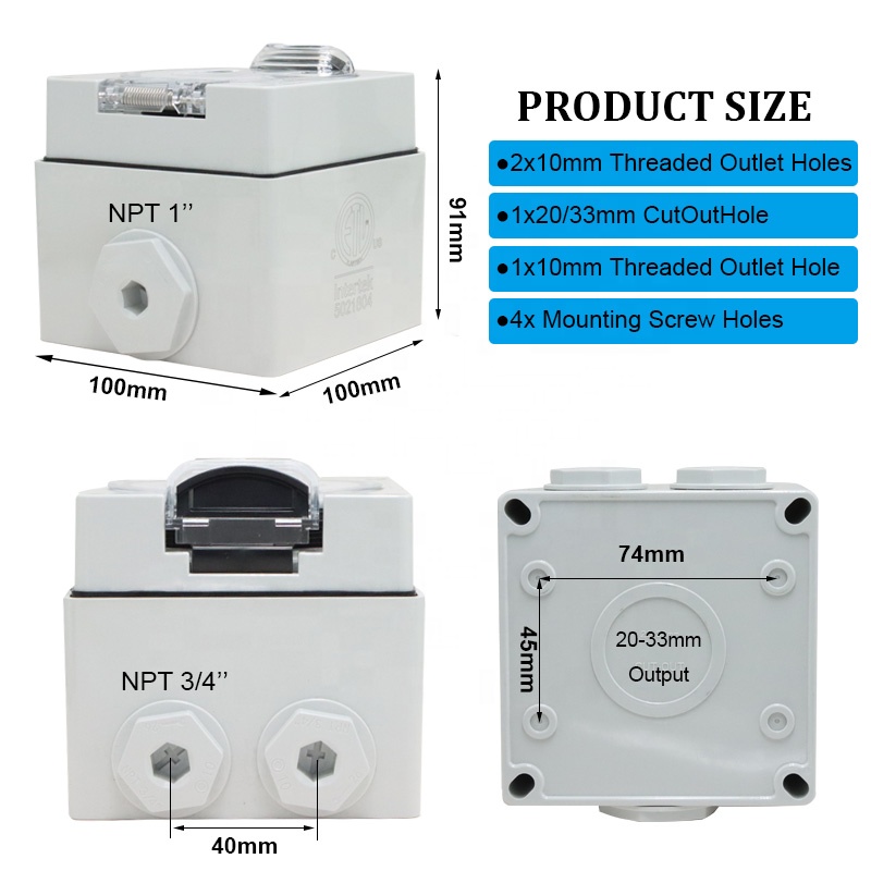 50 Amp Generator RV Power Inle - Outdoor Power Inlet Box 评论和价格