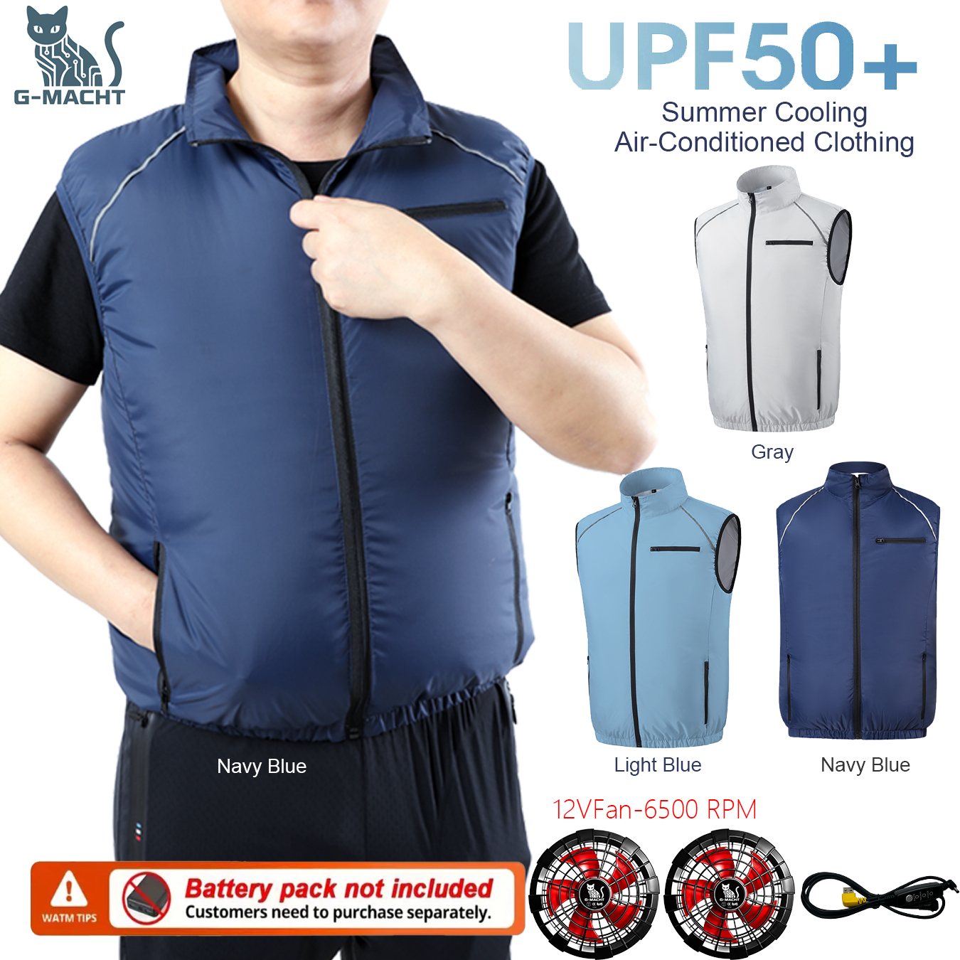 USB Cooling Fan VestG-MACHT Su - Outdoor Power Not Working 评论和价格