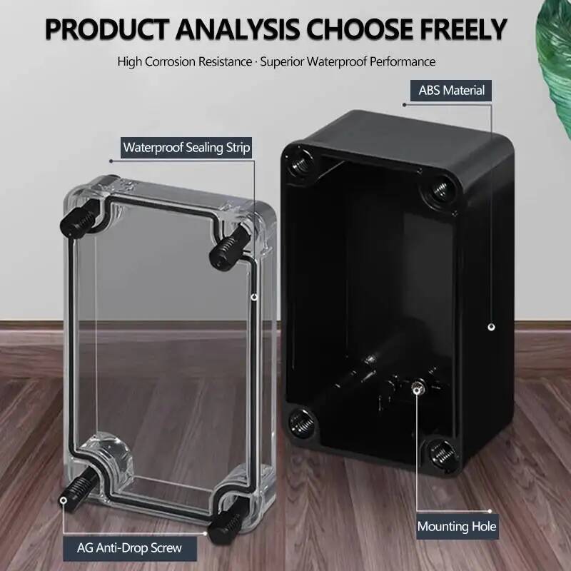 2pcs Transparent Cover Waterpr - Outdoor Power Distribution Box 评论和价格