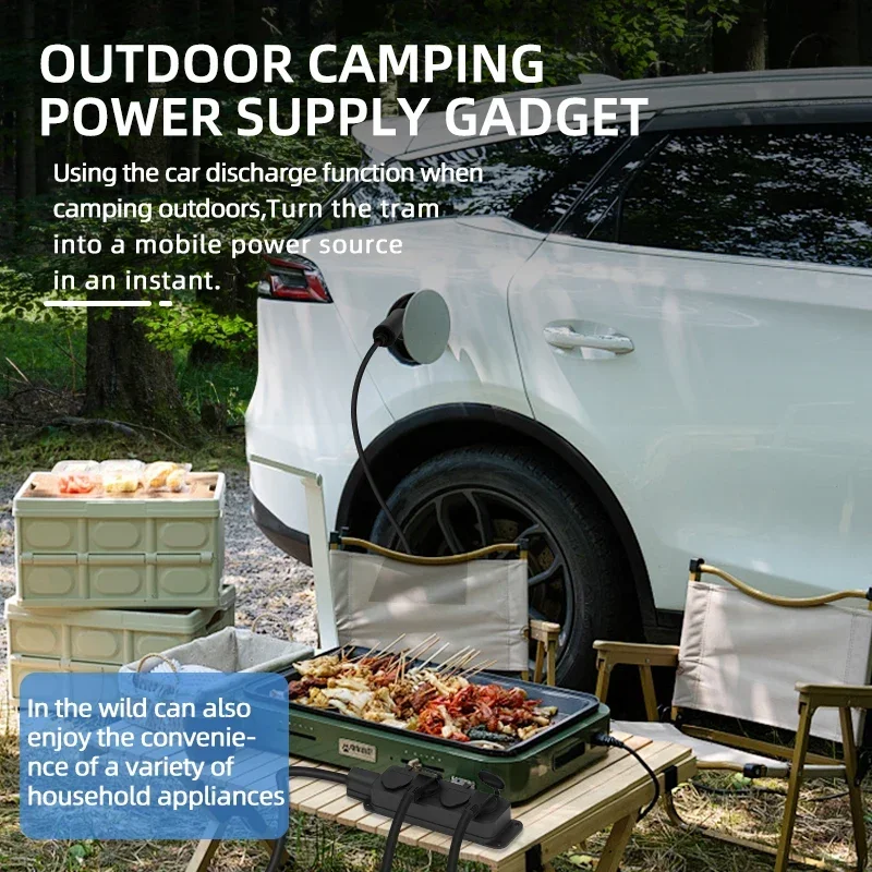 Portable 16A 4KW Electric Car  - Outdoor Power Lead 评论和价格