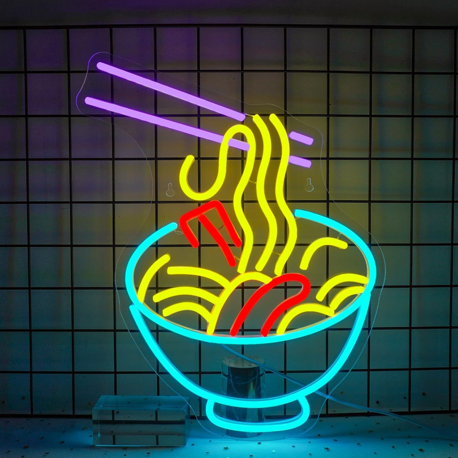 Ramen Noodles Neon Sign Colorf - Outdoor Kitchen Power 评论和价格
