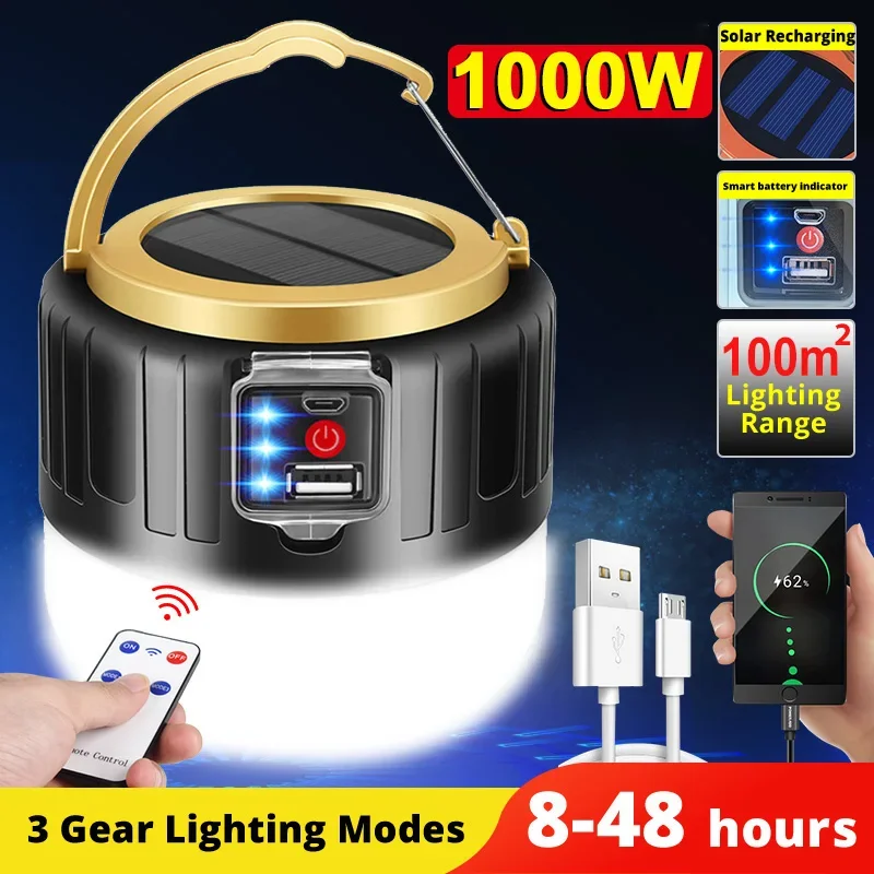 LED Solar Camping Light Power  - Outdoor Power Outlet Solar 评论和价格