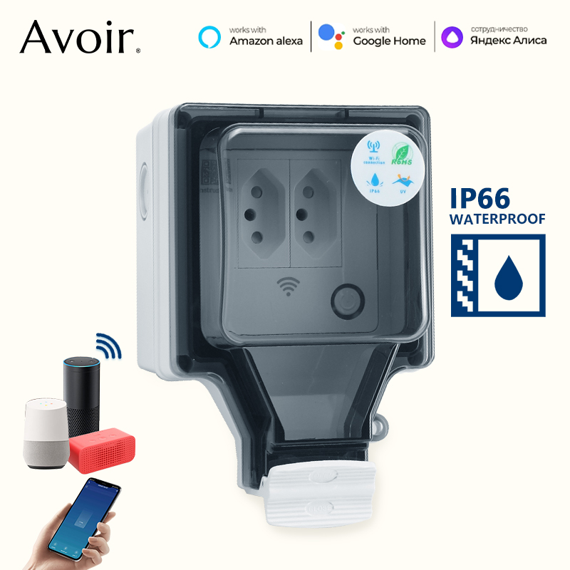 Avoir Tuya Wifi Smart Socket I - Outdoor Power Not Working 评论和价格