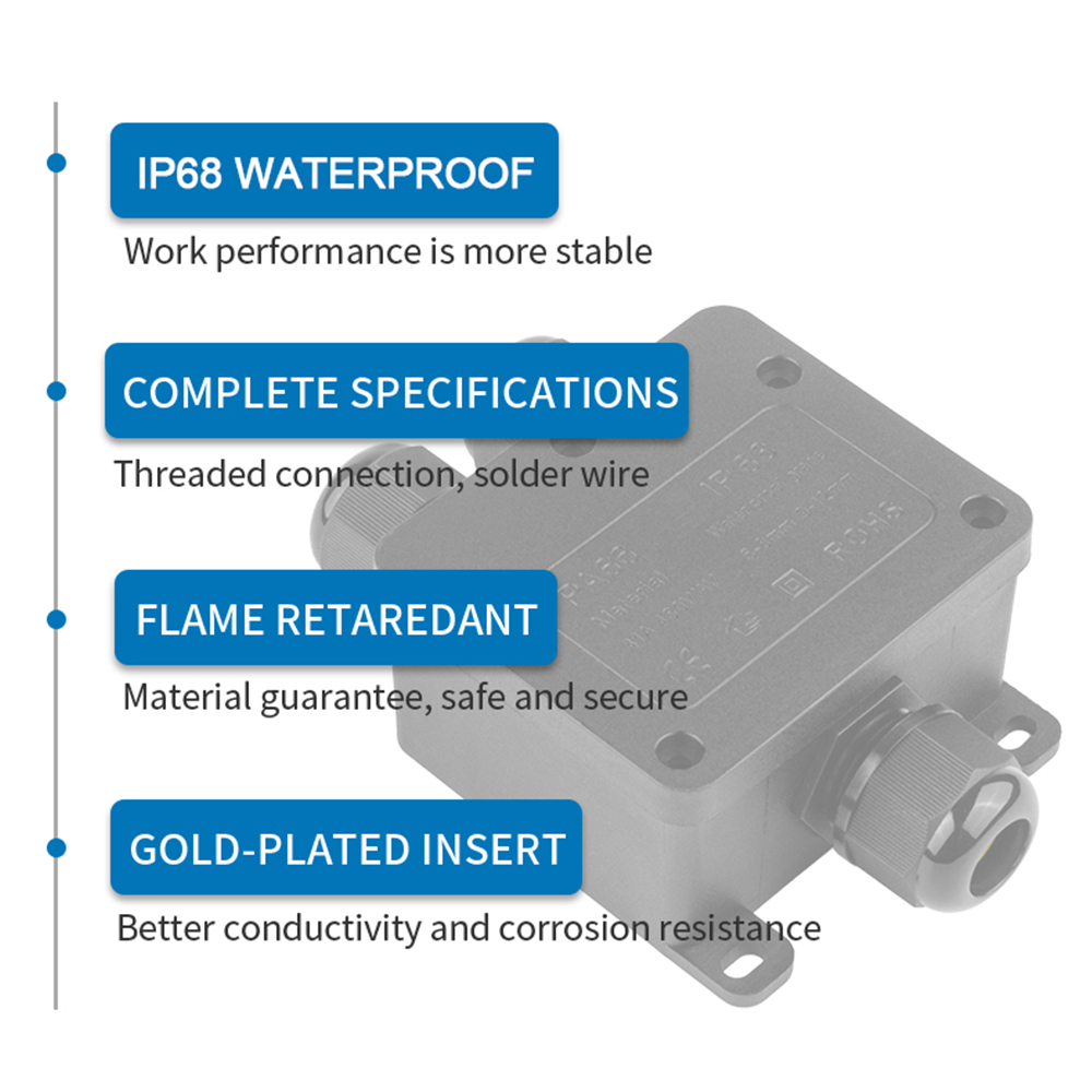 IP68 Outdoor Waterproof Juncti - Outdoor Power Distribution Box 评论和价格