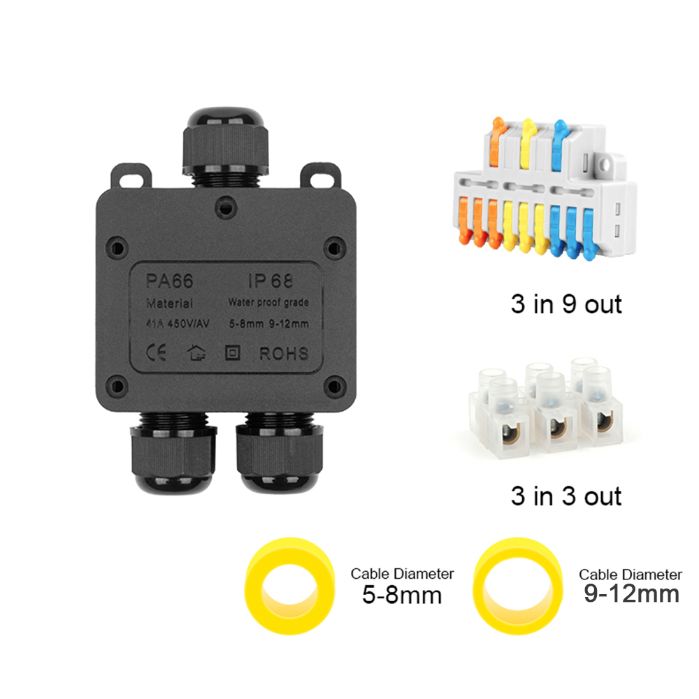 IP68 Outdoor Waterproof Juncti - Outdoor Power Distribution Box 评论和价格