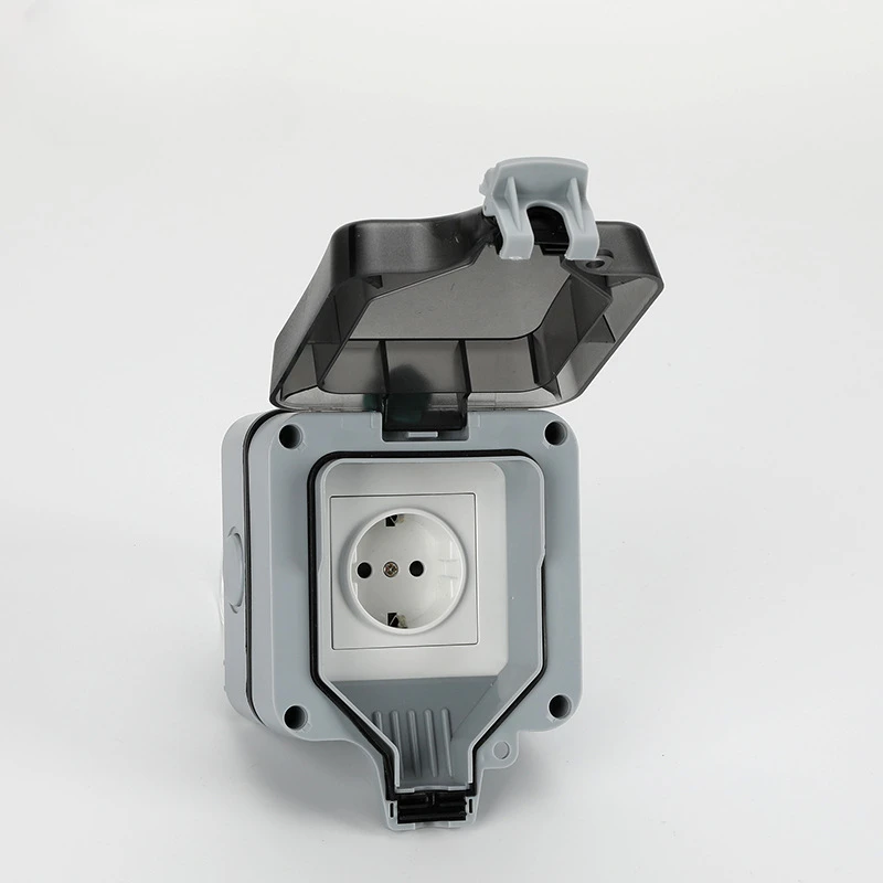 EU KR Outdoor Wall Waterproof  - Outdoor Power Inlet Box 评论和价格