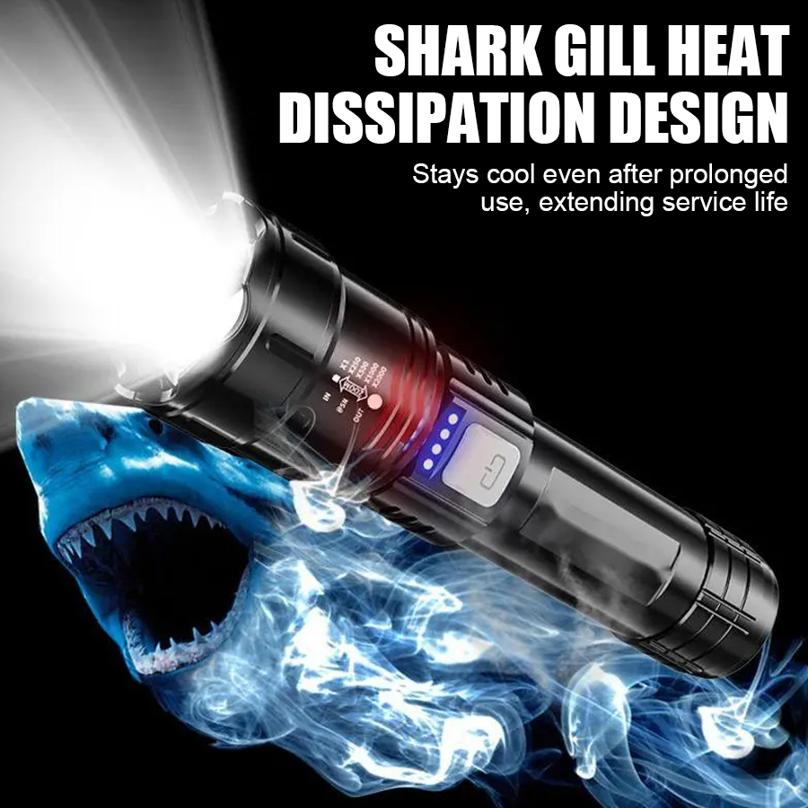 High Power P50 LED Flashlight  - Outdoor Power Supply 评论和价格