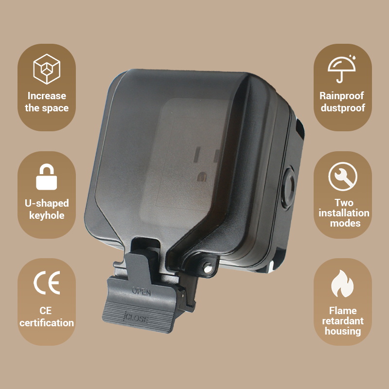 Avoir IP66 Wall Waterproof Soc - Outdoor Power Inlet Box 评论和价格