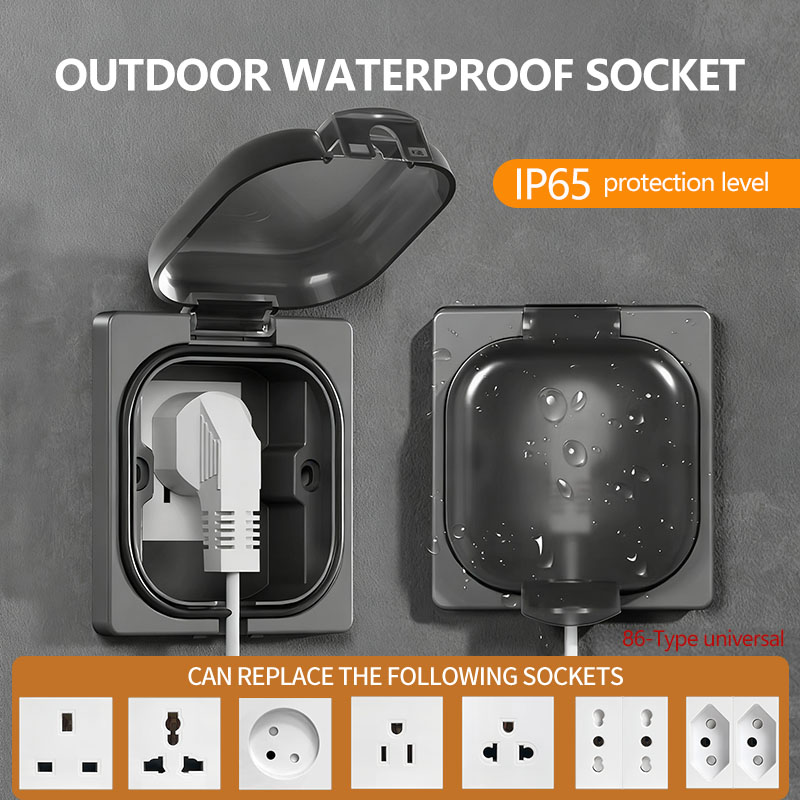 IP65 Waterproof Outdoor Socket - Outdoor Power Inlet Box 评论和价格