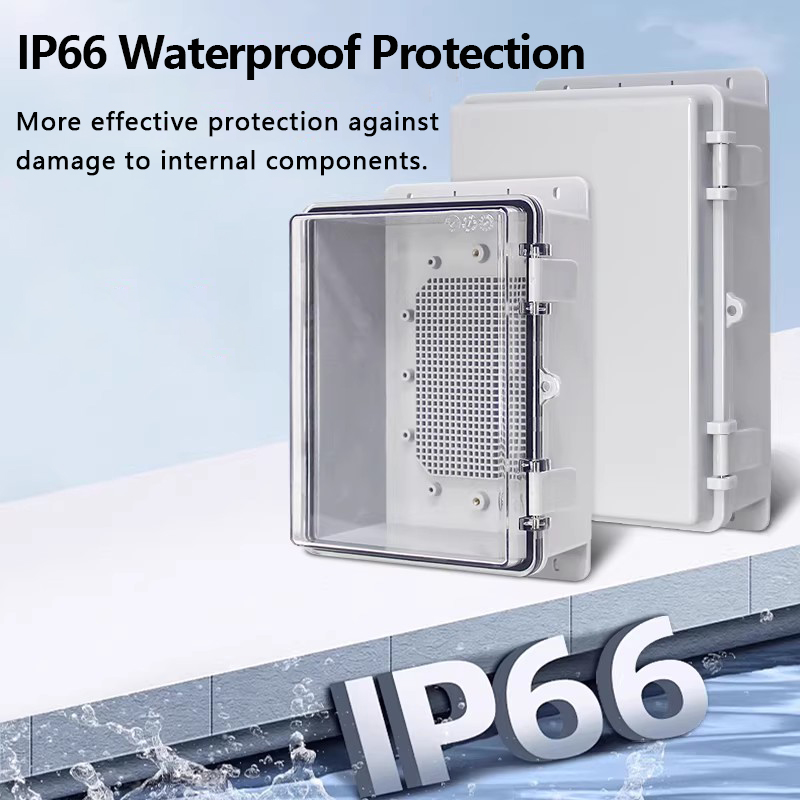 IP66 Waterproof Grey/Transpare - Outdoor Power Distribution Box 评论和价格
