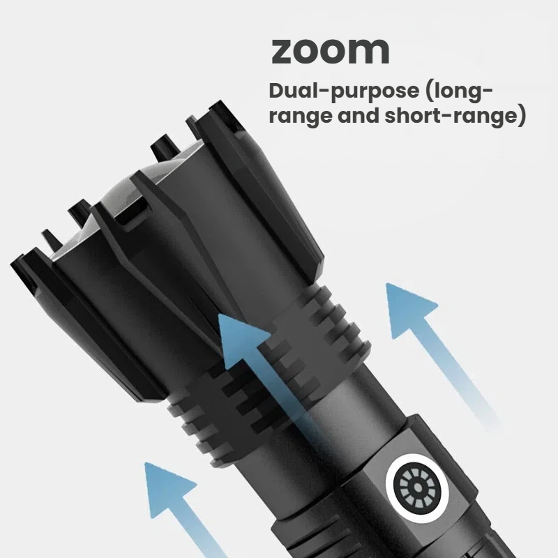 High-power P90 LED Flashlight  - Outdoor Power Meter 评论和价格