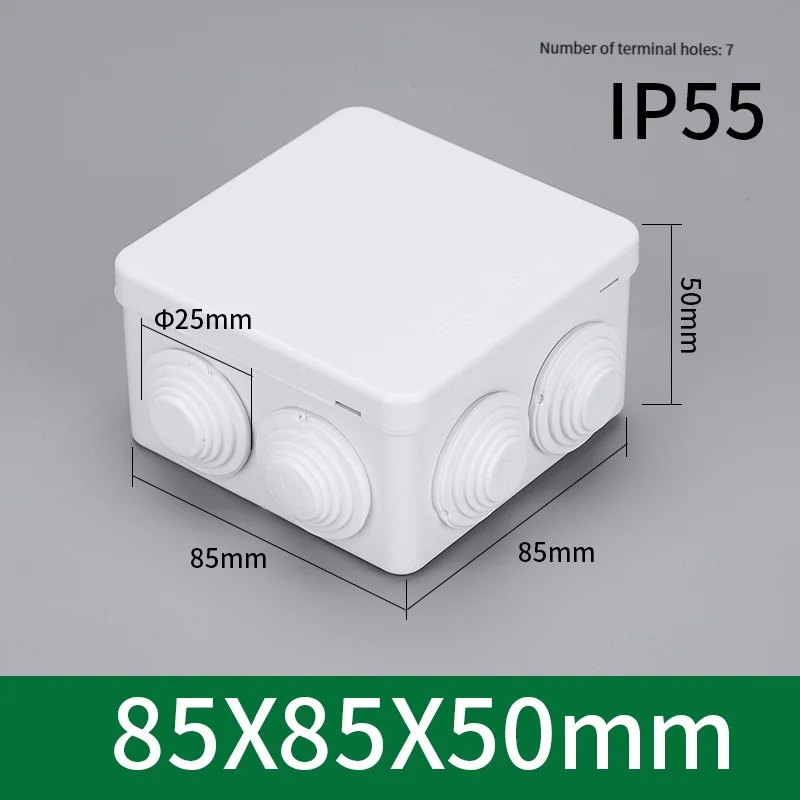 85 * 85 * 50 Outdoor Ip55 Plas - Outdoor Power Distribution Box 评论和价格