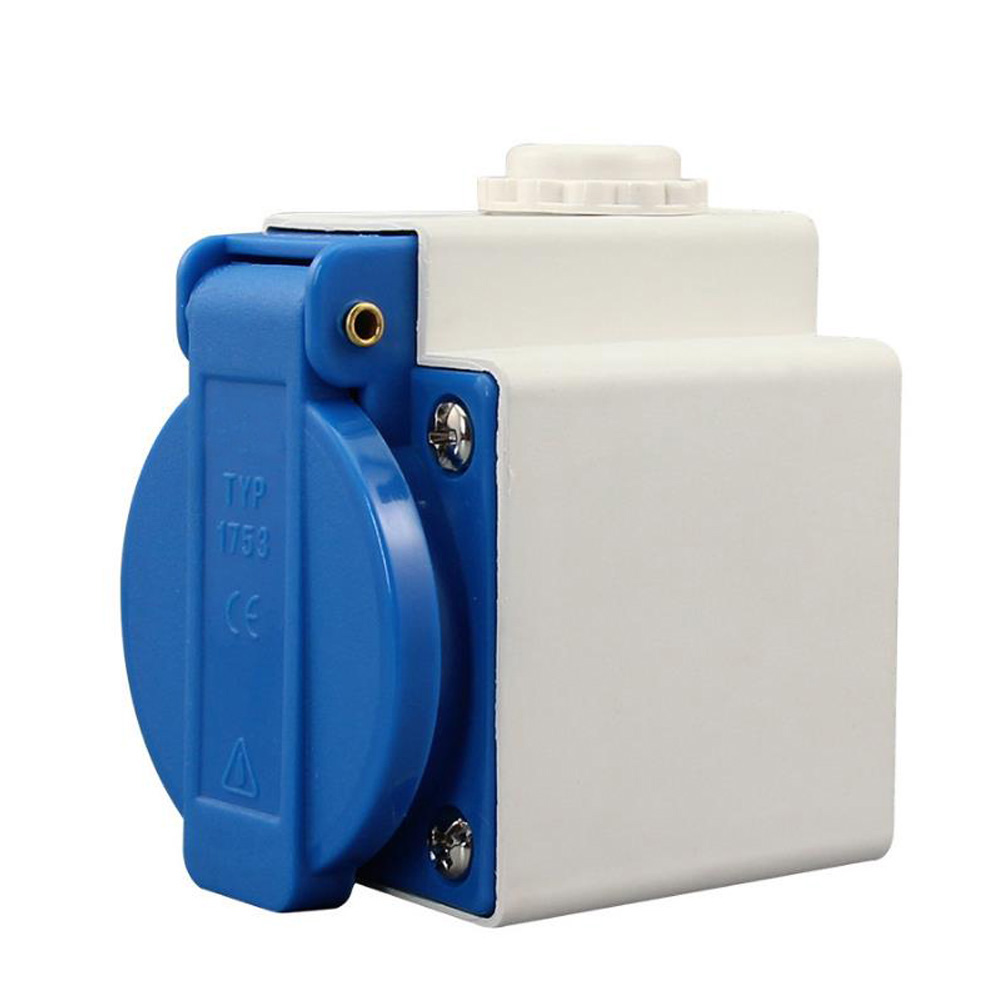 Blue IP54 10A/16A 220V Multifu - Outdoor Power Inlet Box 评论和价格