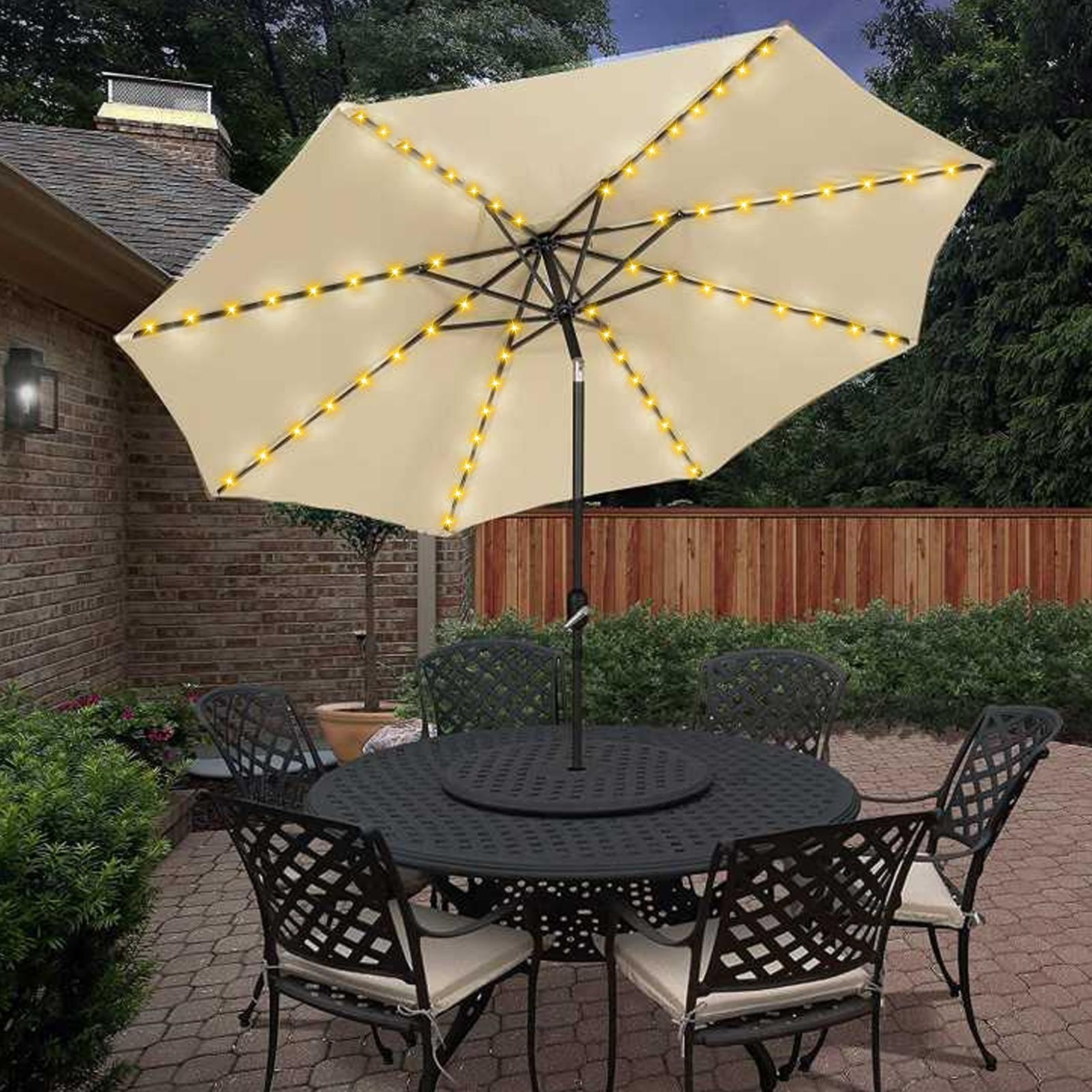 Solar Umbrella String Light 10 - Outdoor Power Outlet Solar 评论和价格