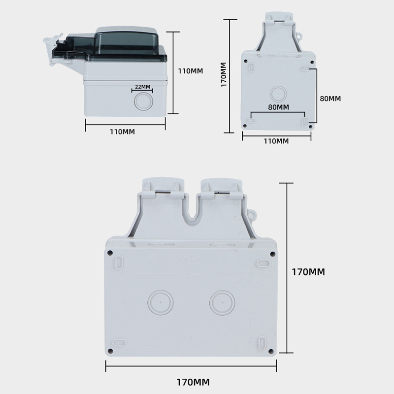 Avoir Tuya Wifi Waterproof Ele - Outdoor Power Inlet Box 评论和价格