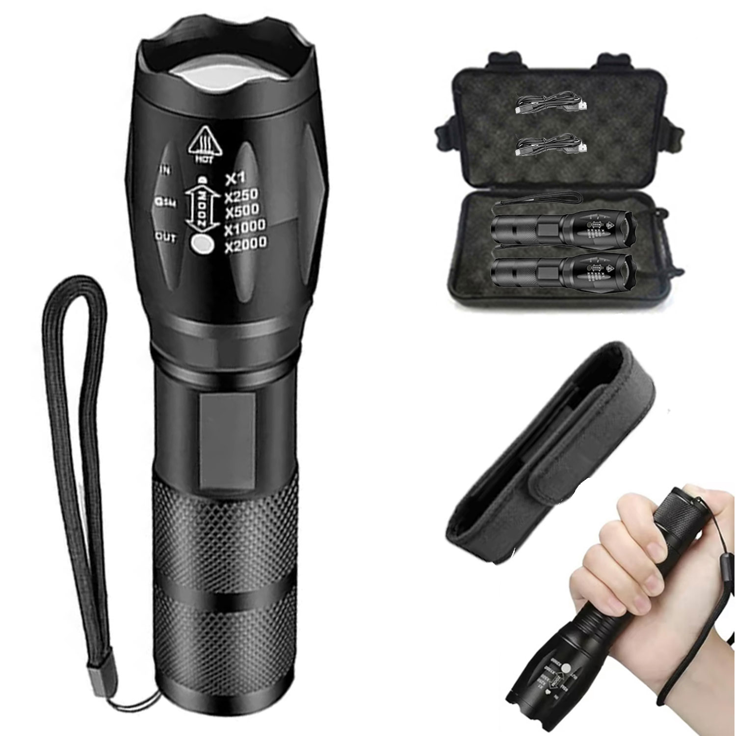 Powerful LED Torch Outdoor han - Outdoor Power Not Working 评论和价格