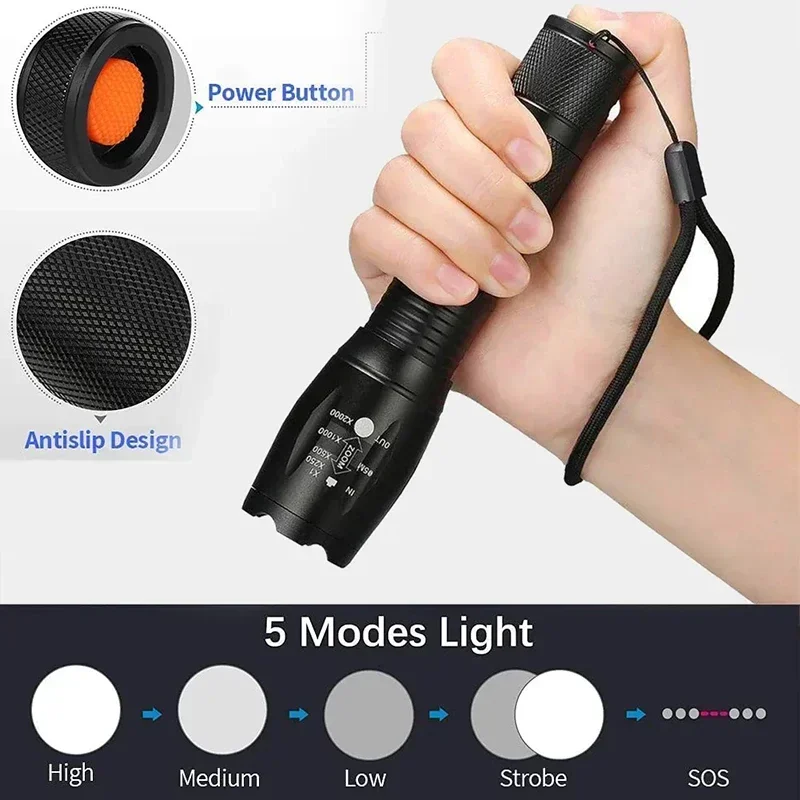 Powerful LED Torch Outdoor han - Outdoor Power Not Working 评论和价格