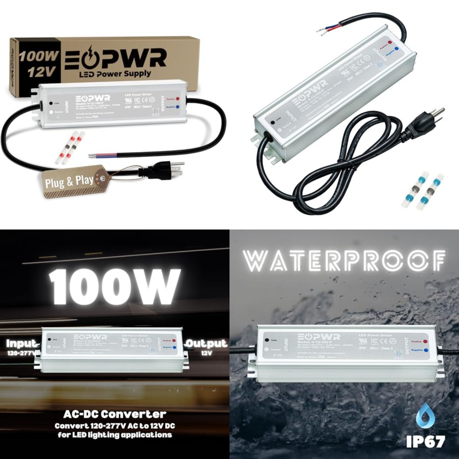 LED Driver Waterproof IP67 Pow - Outdoor Power Supply 评论和价格