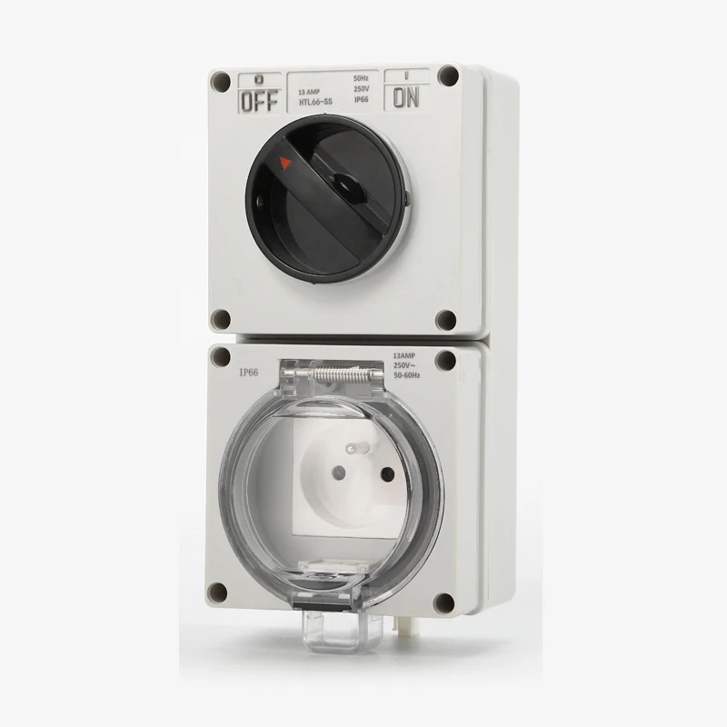 IP66 220V Waterproof Dust Proo - Outdoor Power Inlet Box 评论和价格