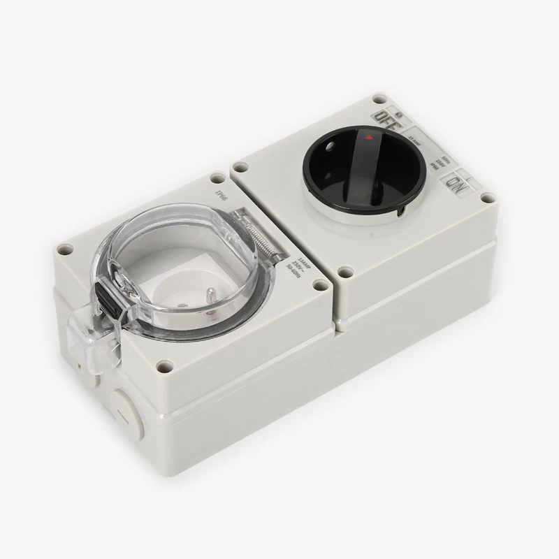 IP66 220V Waterproof Dust Proo - Outdoor Power Inlet Box 评论和价格