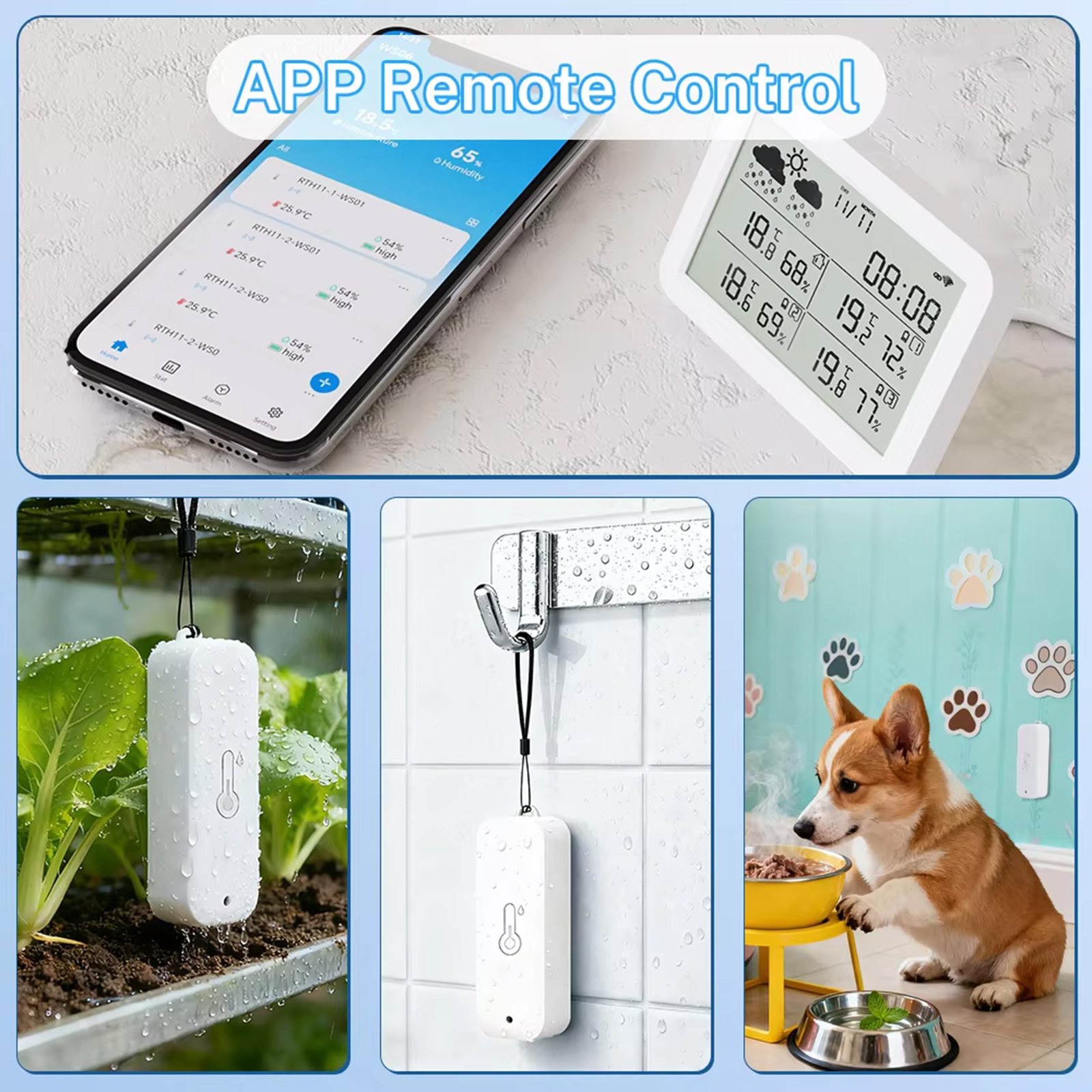 Tuya WiFi+RF433 Weather Statio - Outdoor Power Meter 评论和价格