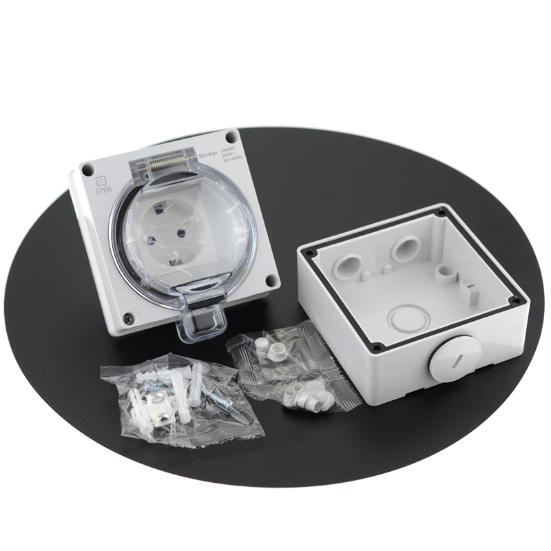 IP66 Waterproof Socket French  - Outdoor Power Inlet Box 评论和价格