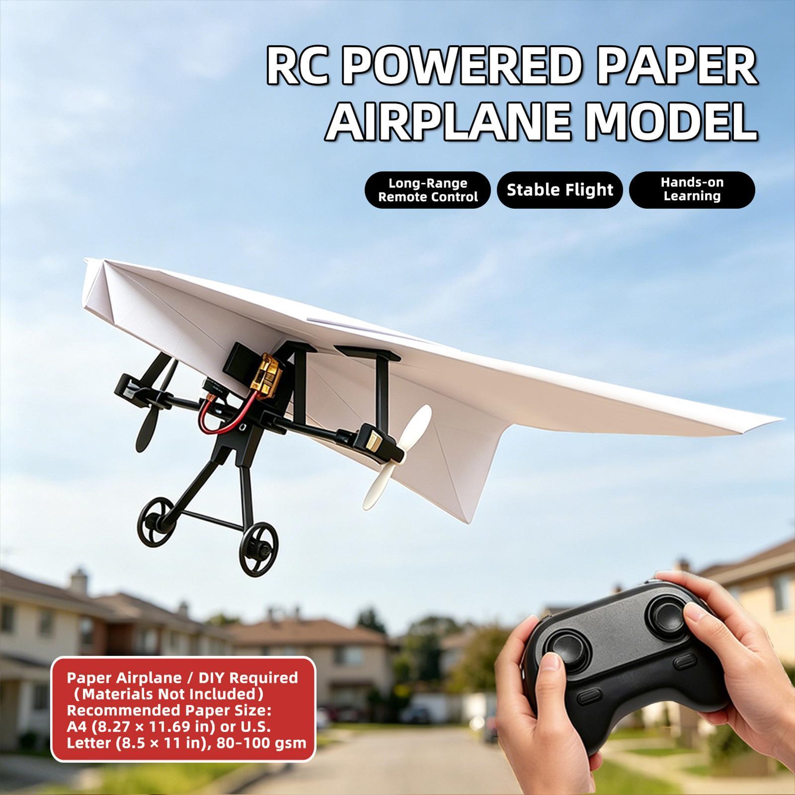 Remote Control Paper Airplane  - Outdoor Power Lead 评论和价格