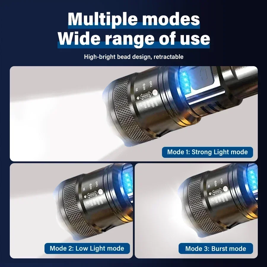 Tactical LED Flashlight 2000LM - Outdoor Power Supply 评论和价格