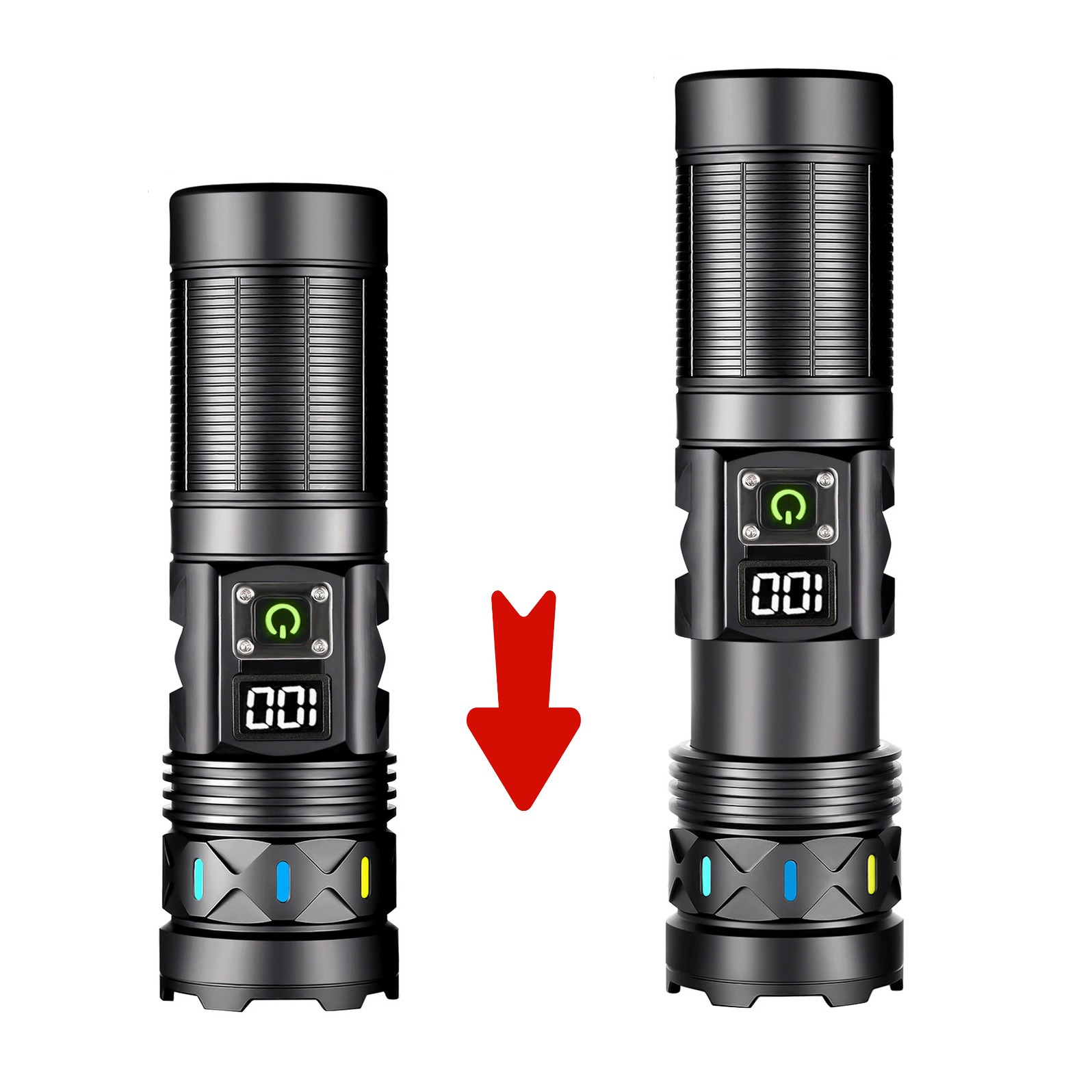 High Power LED Flashlight Tele - Outdoor Power Meter 评论和价格