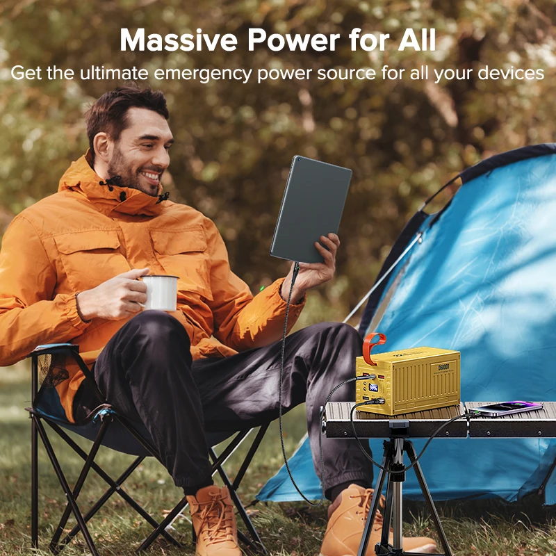 QOOVI 60000mAh Power Bank 22.5 - Outdoor Power Lead 评论和价格