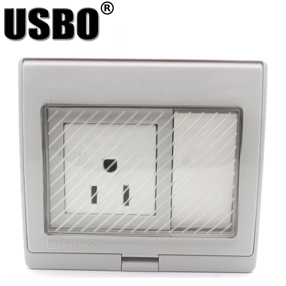 White IP55 Outdoor Anti-UV Wal - Outdoor Power Inlet Box 评论和价格