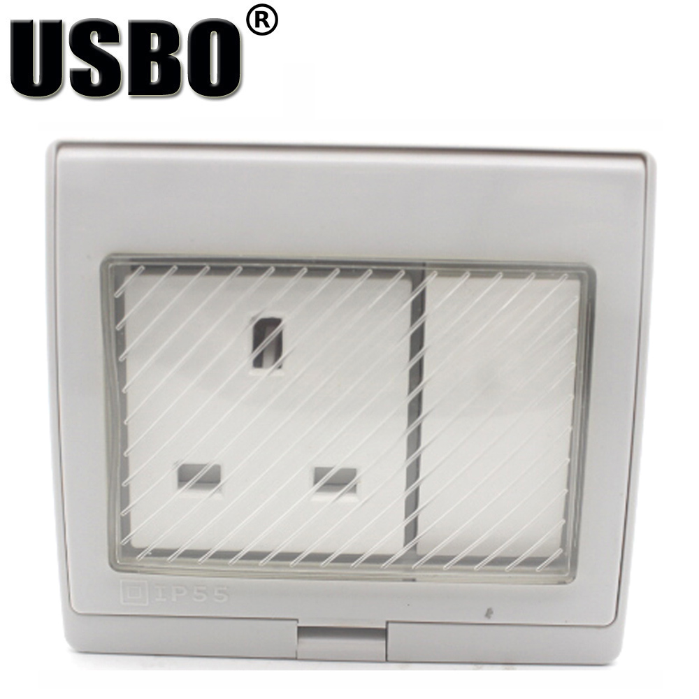 White IP55 Outdoor Anti-UV Wal - Outdoor Power Inlet Box 评论和价格