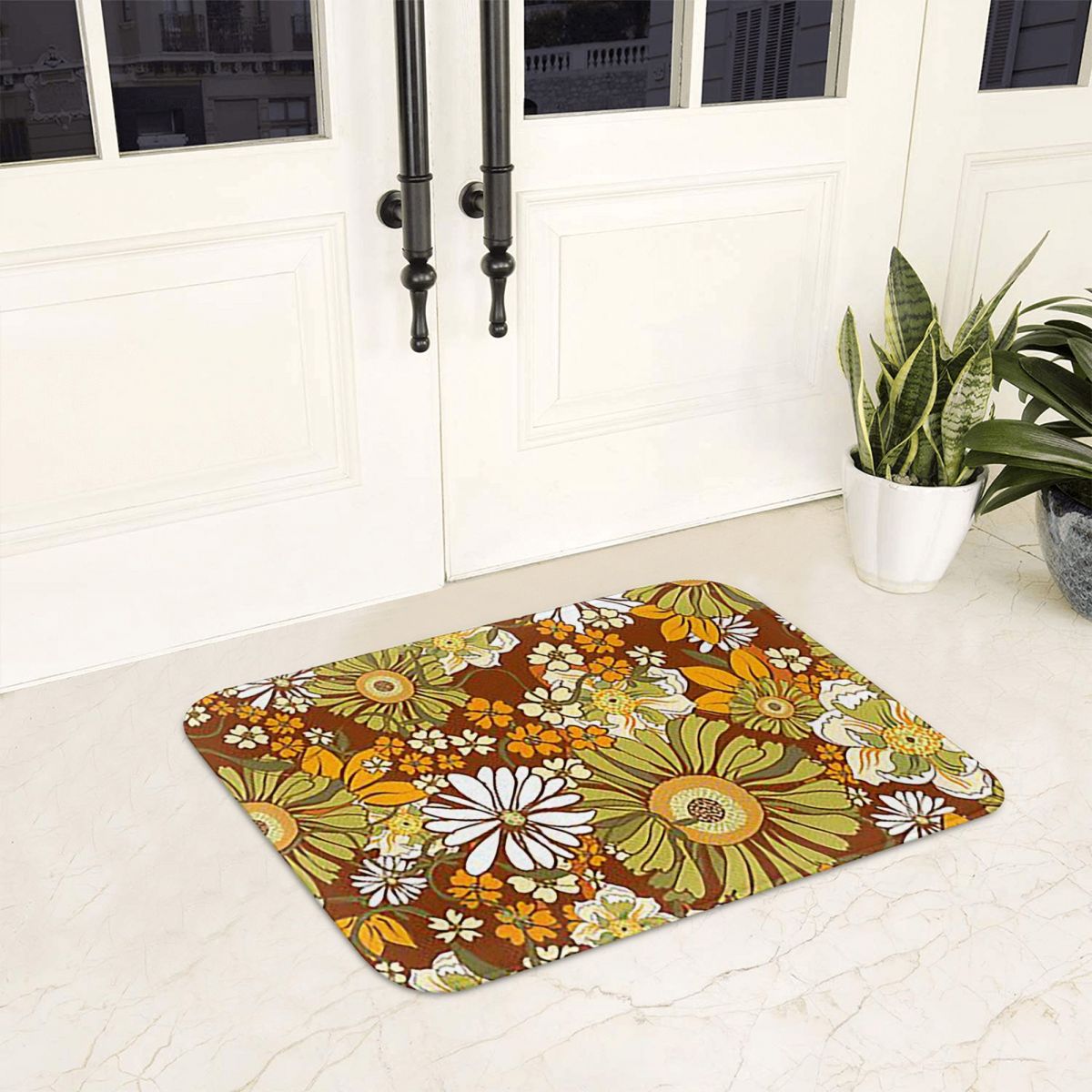70s Flower Power Pattern Boho  - Outdoor Kitchen Power 评论和价格