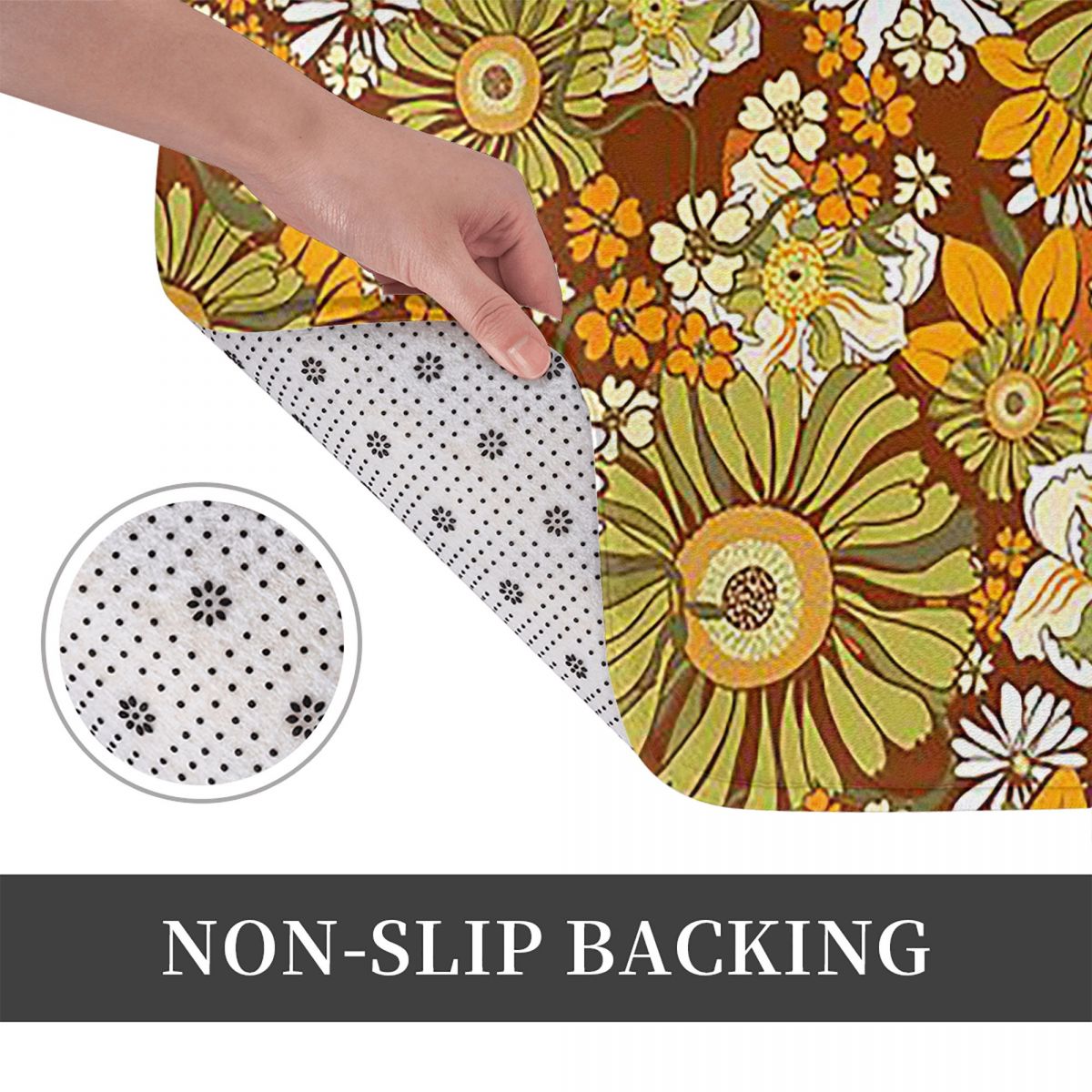 70s Flower Power Pattern Boho  - Outdoor Kitchen Power 评论和价格