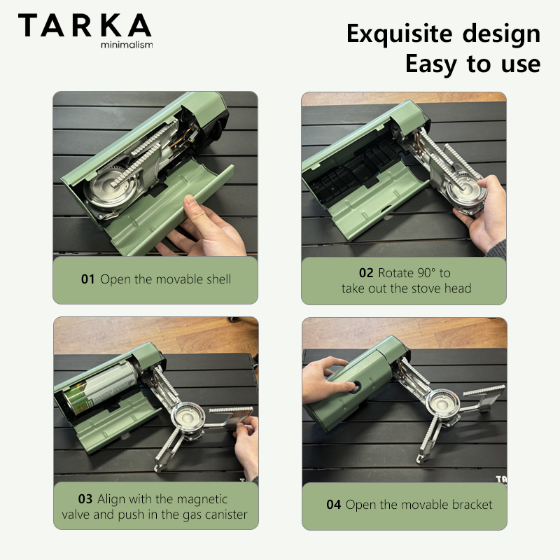 TARKA Cassette Stove Camping F - Outdoor Kitchen Power 评论和价格
