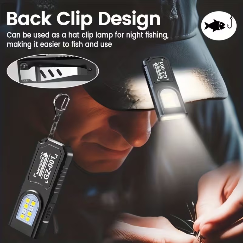 Mini COB LED Keychain Flashlig - Outdoor Power Supply 评论和价格